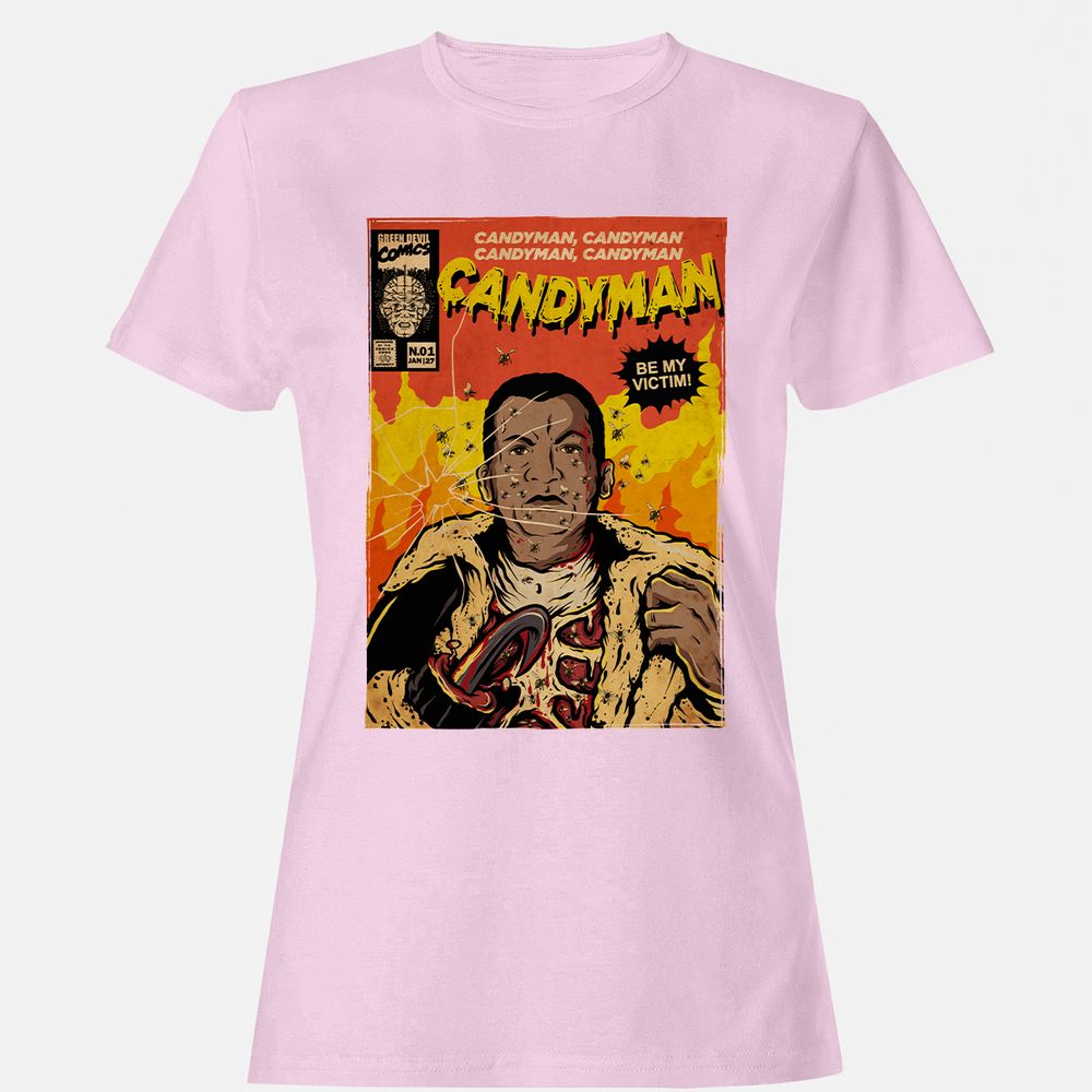 Women's T-Shirt - GZ173XJY - Light Pink - 9