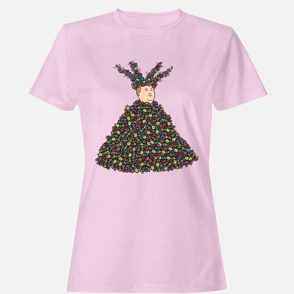 Women's T-Shirt - U4FZDN7N - Light Pink - 9