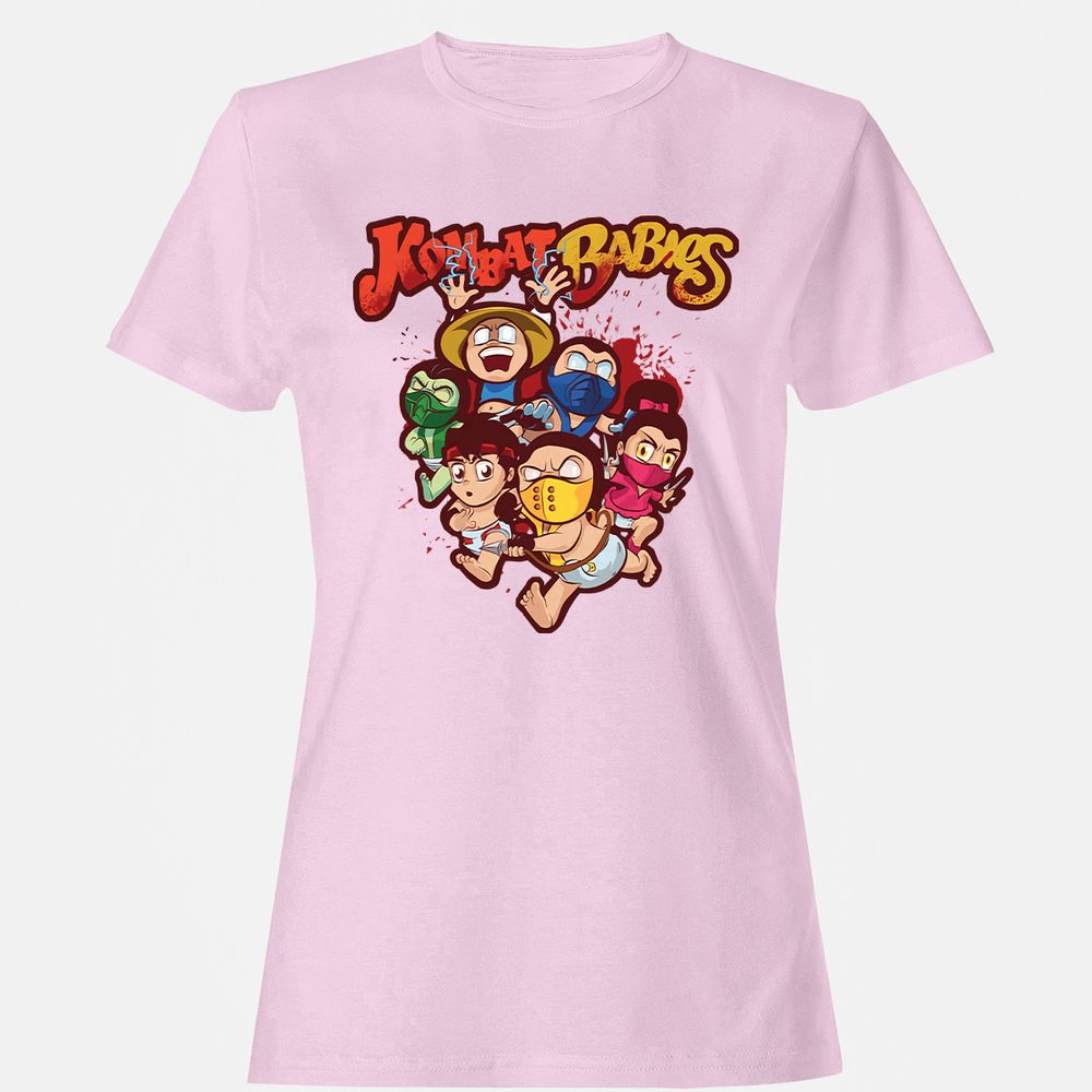 Women's T-Shirt - VMQ1F2GJ - Light Pink - 9