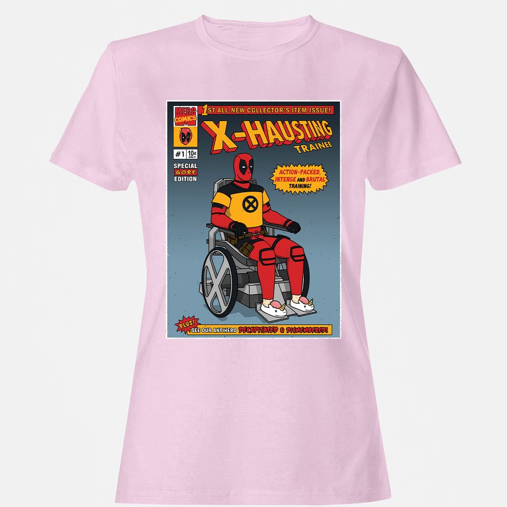 Women's T-Shirt - QKQH669X - Light Pink - 9