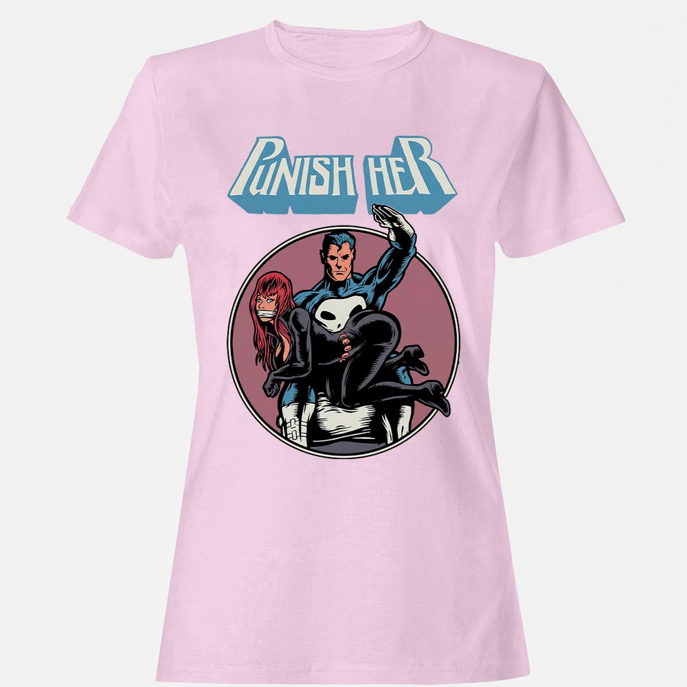 Women's T-Shirt - R41KSNJQ - Light Pink - 9