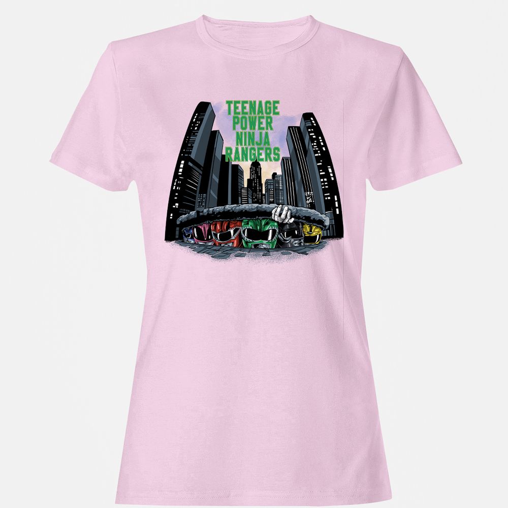 Women's T-Shirt - 3YFZJAGQ - Light Pink - 9