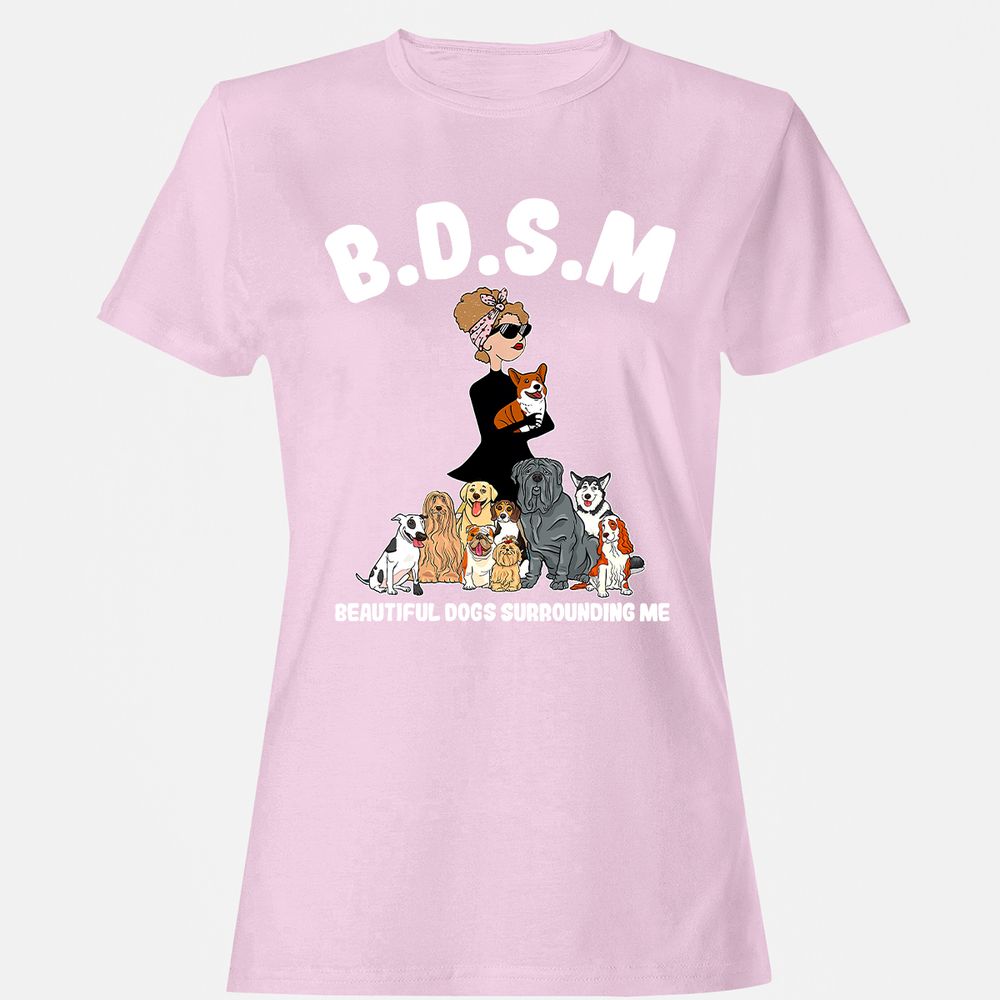 Women's T-Shirt - ZCKD57Q8 - Light Pink - 9