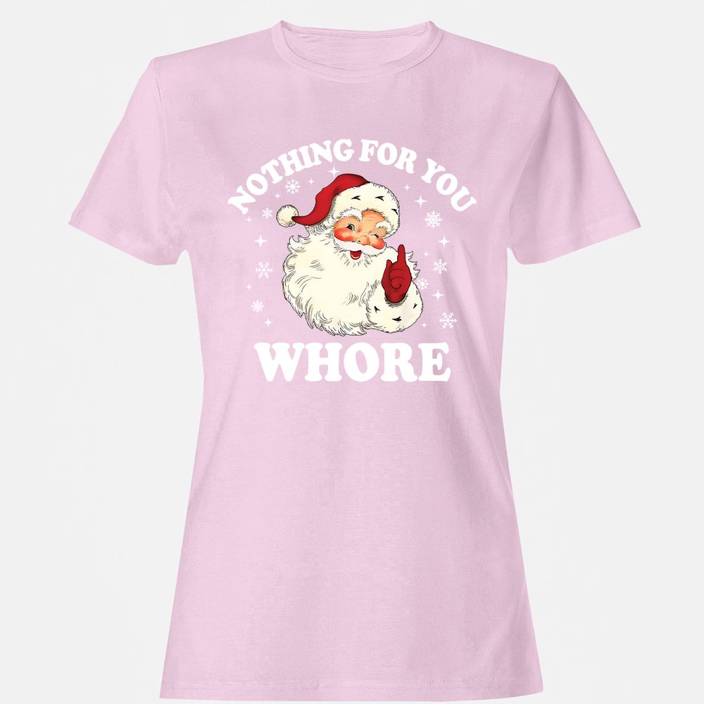 Nothing For You Whore Santa - Light Pink - 9