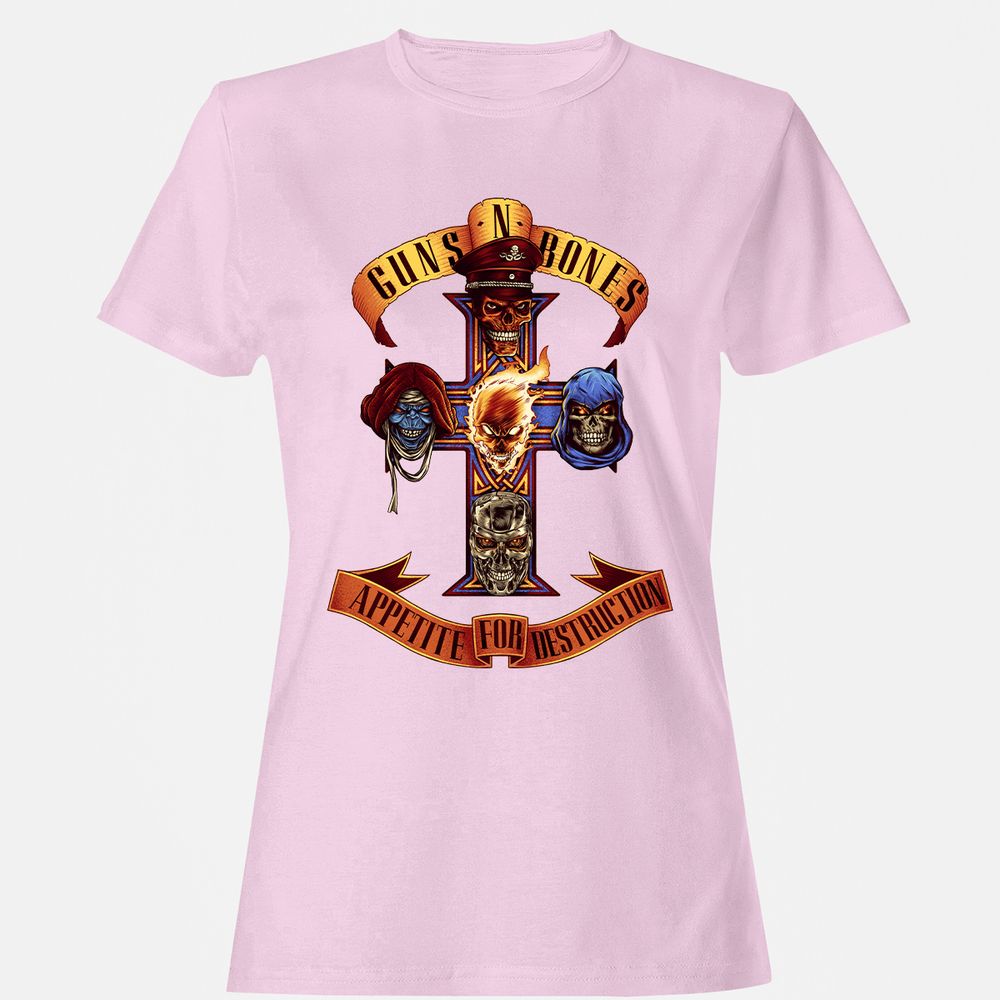Women's T-Shirt - KR6GLYD1 - Light Pink - 9
