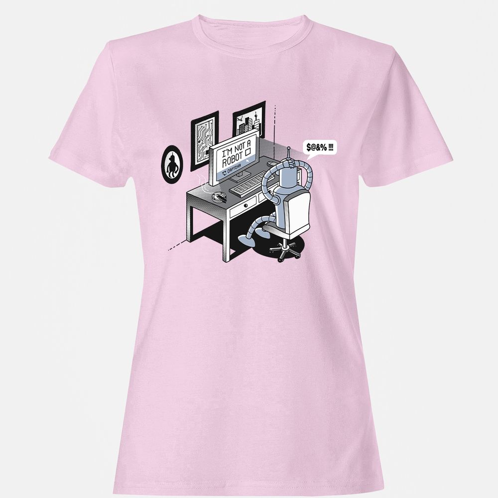 Women's T-Shirt - LBZ85PBX - Light Pink - 9