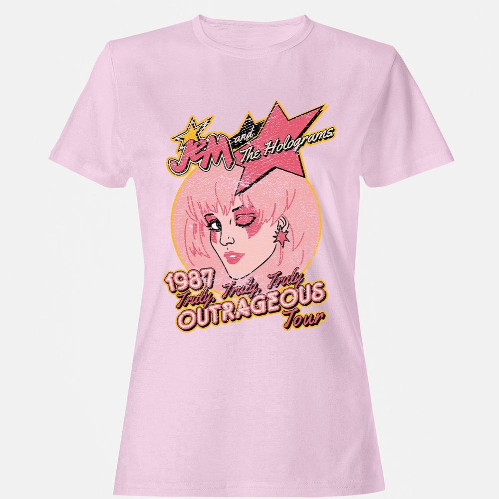 Women's T-Shirt - 3P8CNW6F - Light Pink - 9