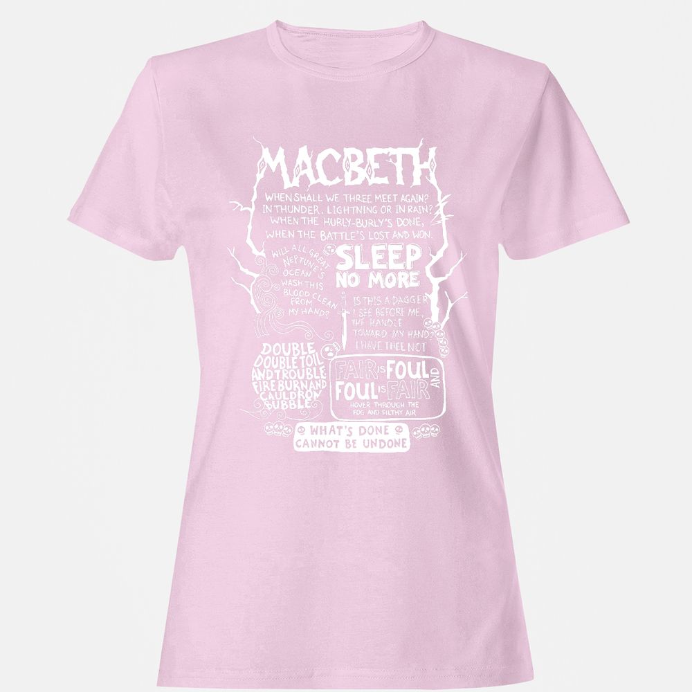 Women's T-Shirt - 3WA4VR1Q - Light Pink - 9