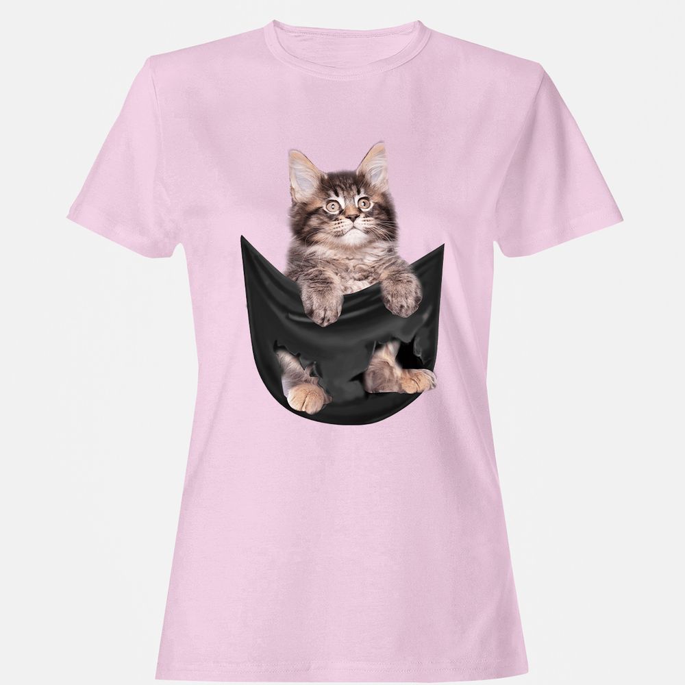 Women's T-Shirt - XRYWNGQ1 - Light Pink - 9
