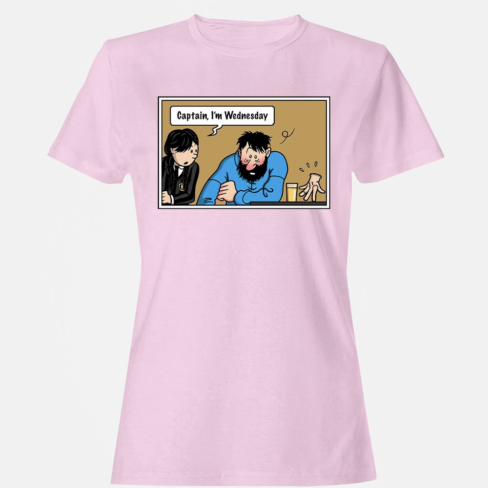 Women's T-Shirt - EQNFK7Y6 - Light Pink - 9