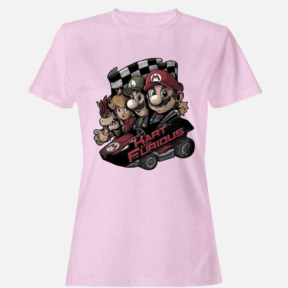 Women's T-Shirt - KVNQX68A - Light Pink - 9