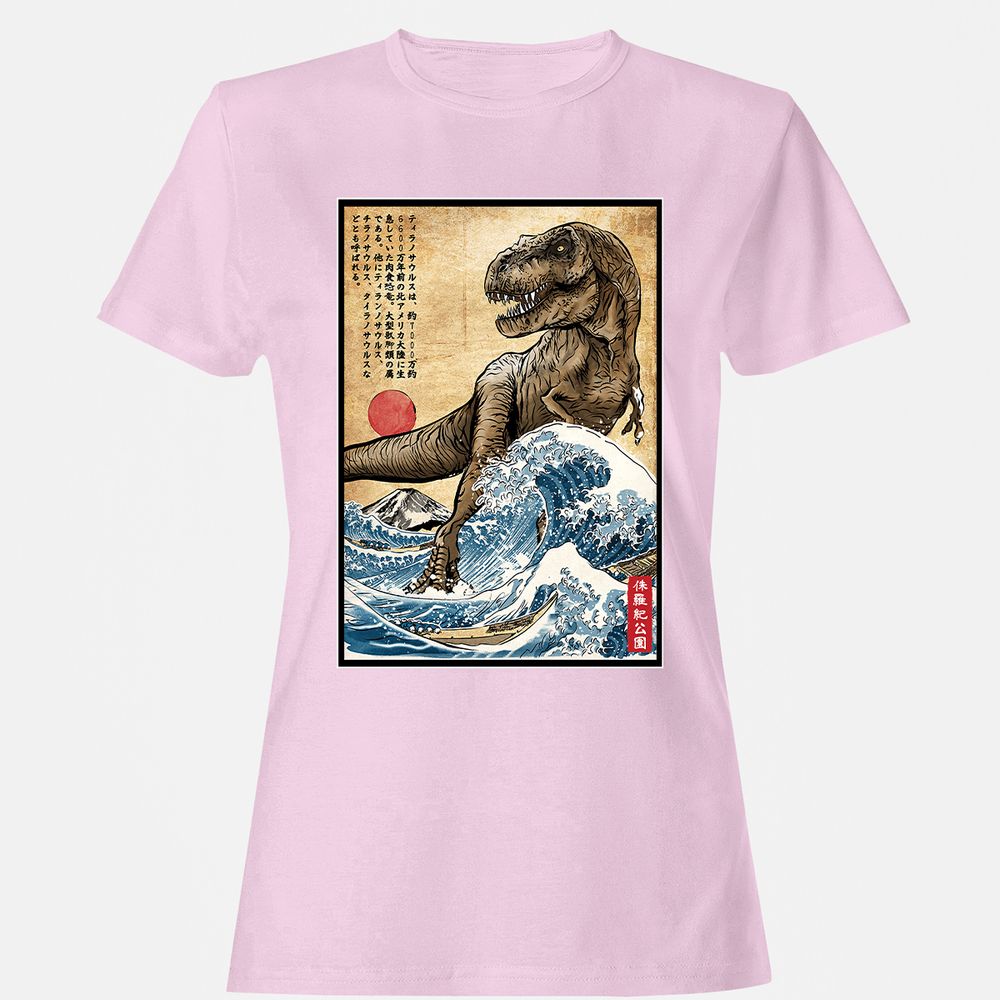 Women's T-Shirt - ZRC2SFSX - Light Pink - 9