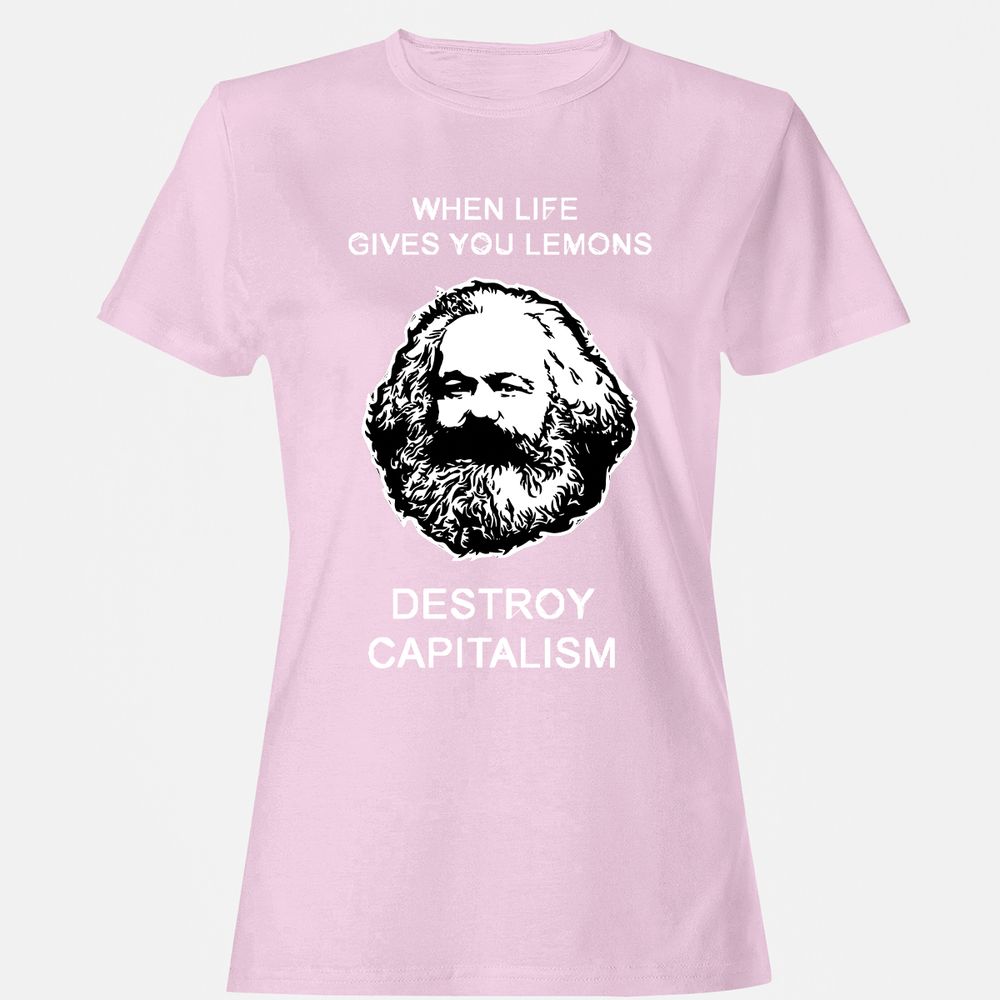 Women's T-Shirt - V77J7KU5 - Light Pink - 9