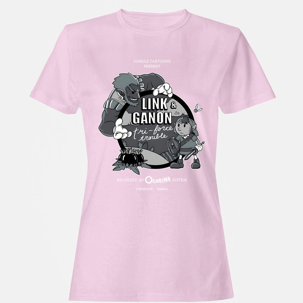 Women's T-Shirt - MHYL88ZX - Light Pink - 9