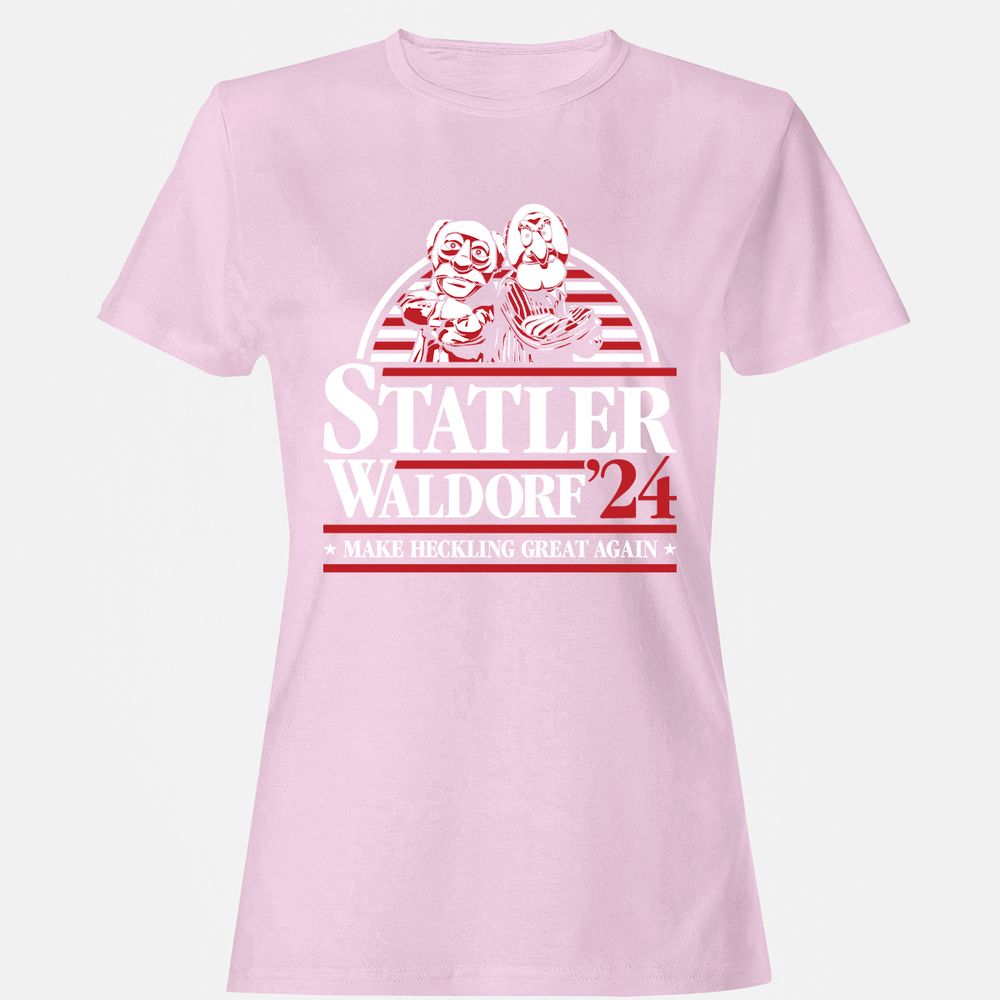 Women's T-Shirt - ZHPKEDGH - Light Pink - 9