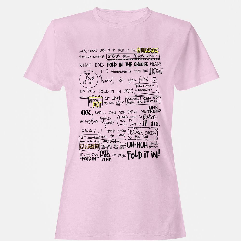 Women's T-Shirt - YB2RGPM1 - Light Pink - 9