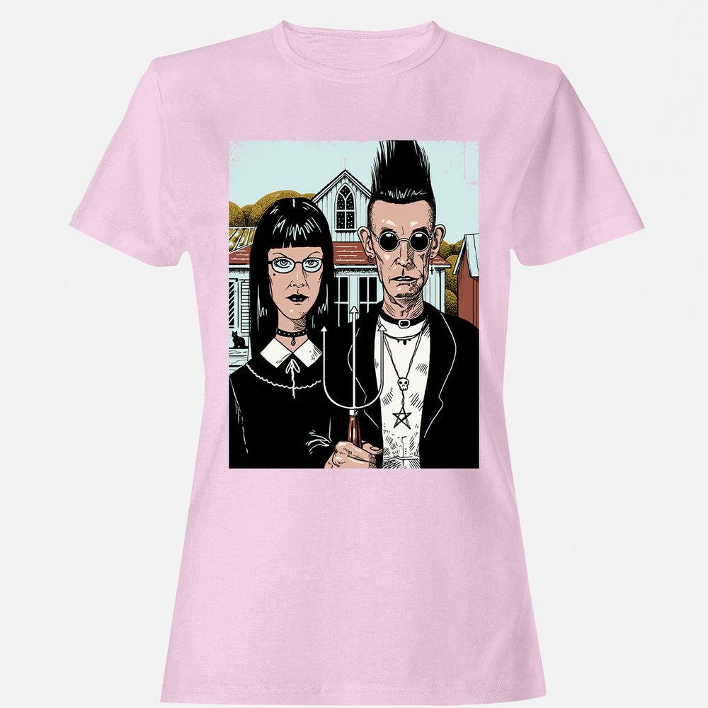 Women's T-Shirt - KY98DPD8 - Light Pink - 9