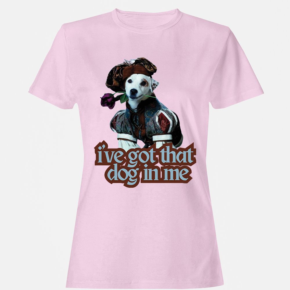 Women's T-Shirt - QYKRSZQ3 - Light Pink - 9