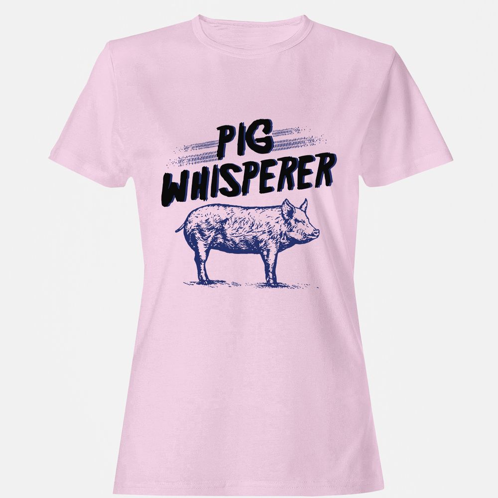 Women's T-Shirt - SUFWKQAT - Light Pink - 9