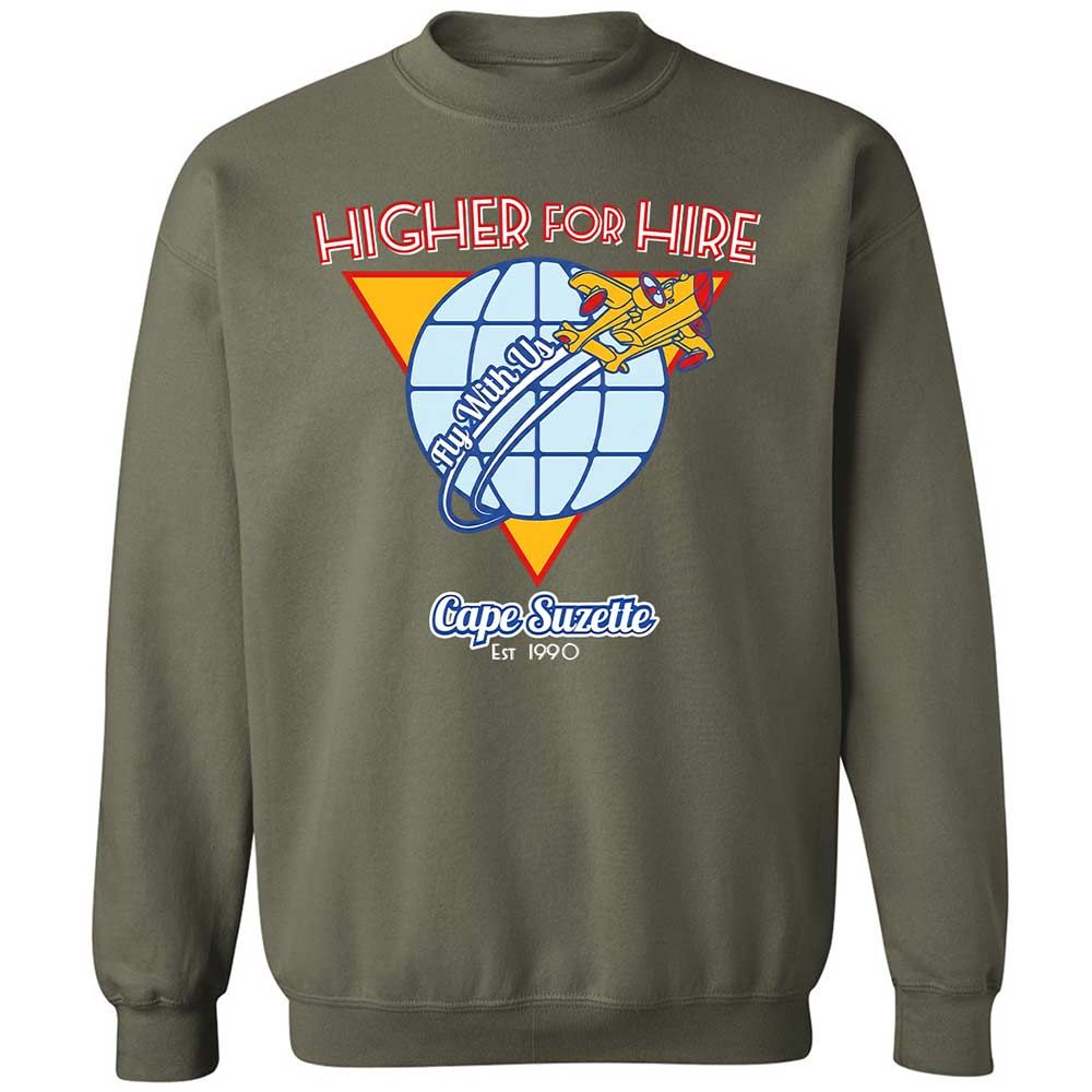 Higher For Hire - Military Green - 9