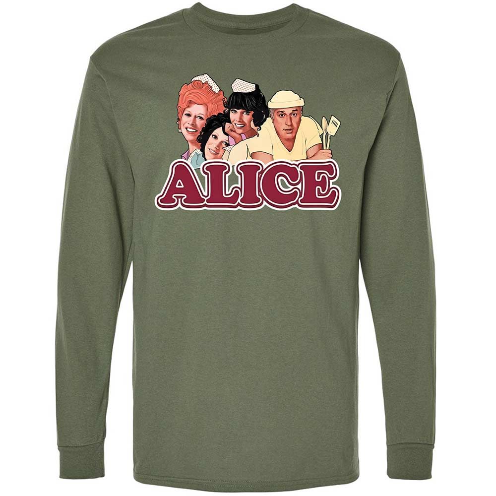 Long Sleeve T-Shirt - 7D5FVNQW - Military Green - 9