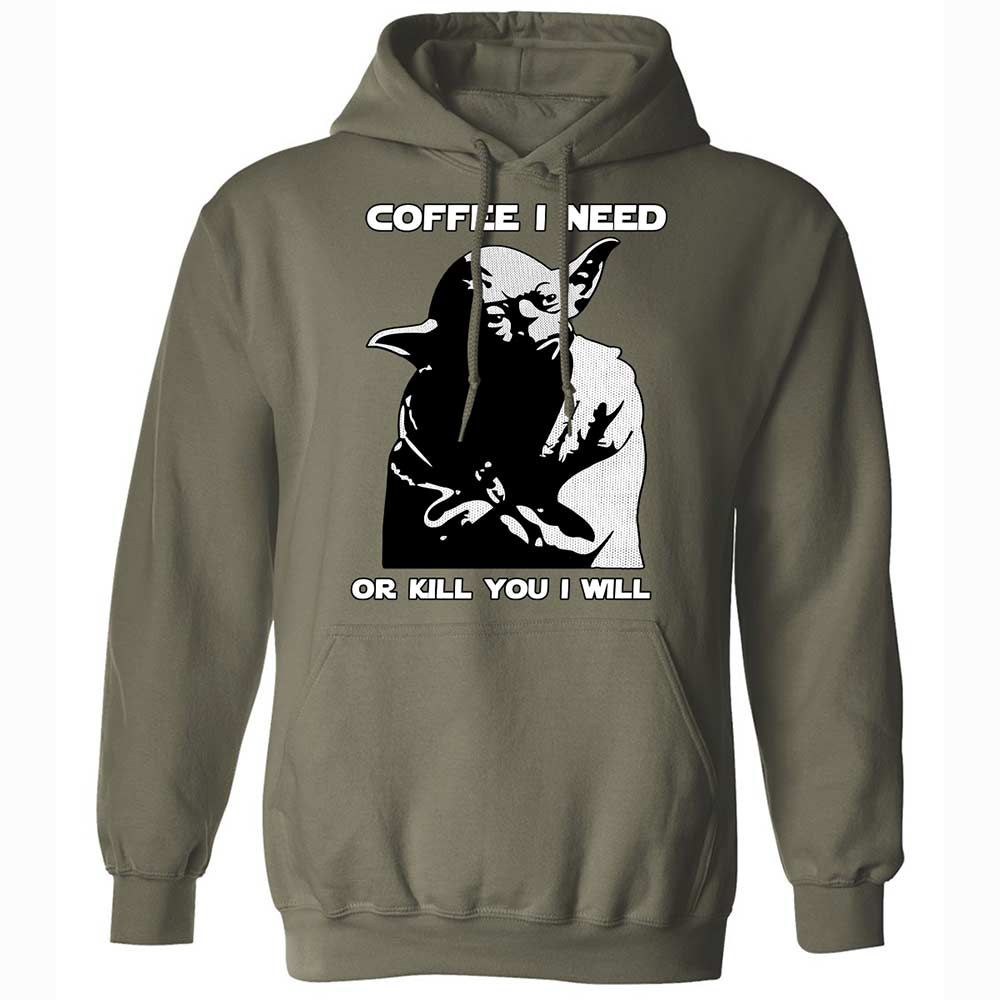 Coffee I Need - Military Green - 9