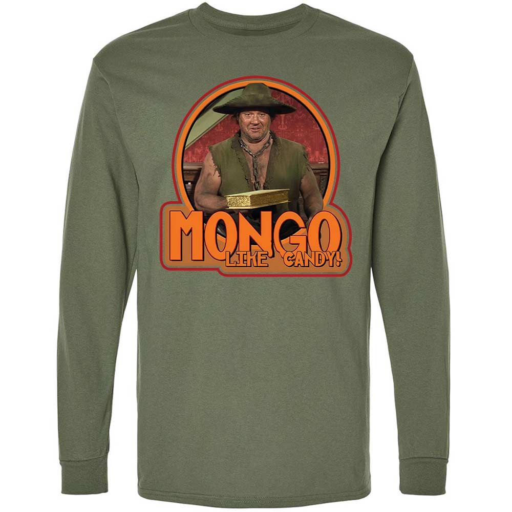 Long Sleeve T-Shirt - B2P8YYX2 - Military Green - 9