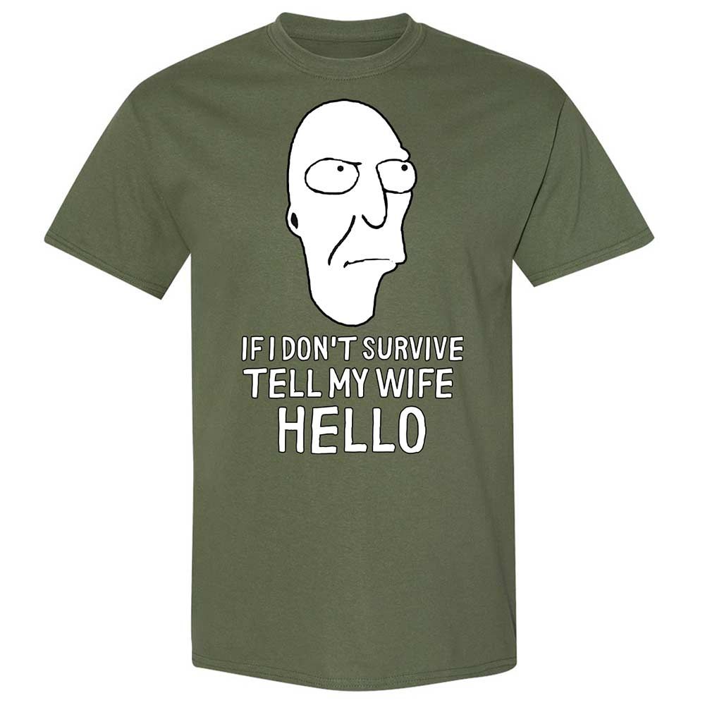 Classic Unisex T-Shirt - ZNZERLNL - Military Green - 9