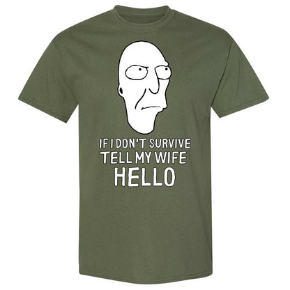 Classic Unisex T-Shirt - ZNZERLNL - Military Green - 9