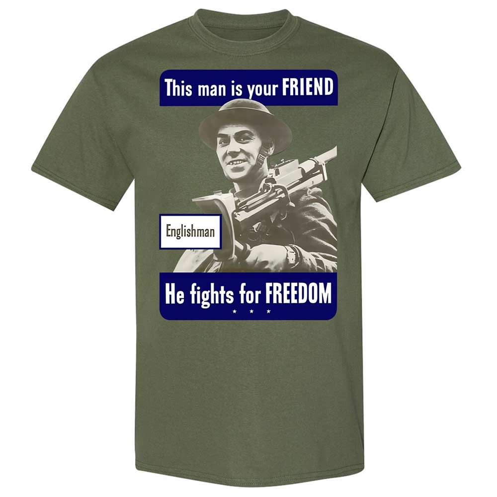 This man is your Friend - Military Green - 9