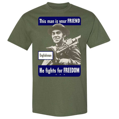 This man is your Friend - Military Green - 9