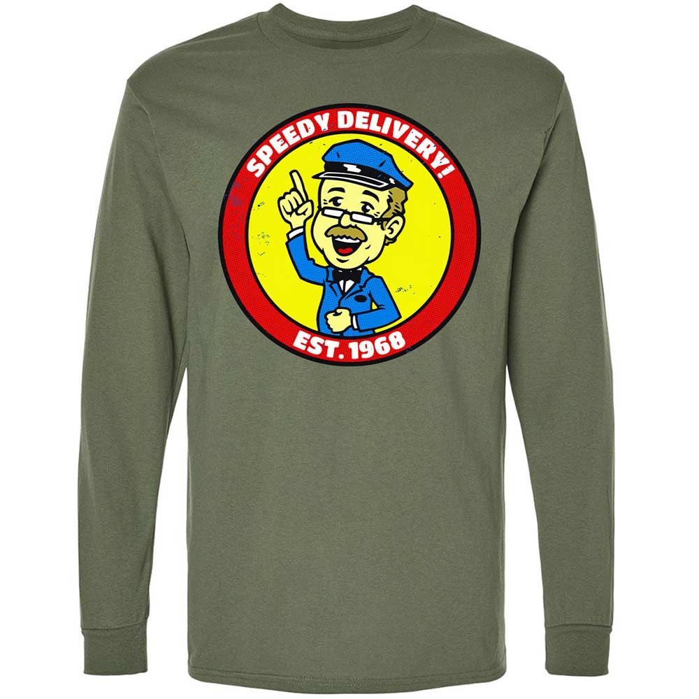 Long Sleeve T-Shirt - 7KGQ3SVL - Military Green - 9