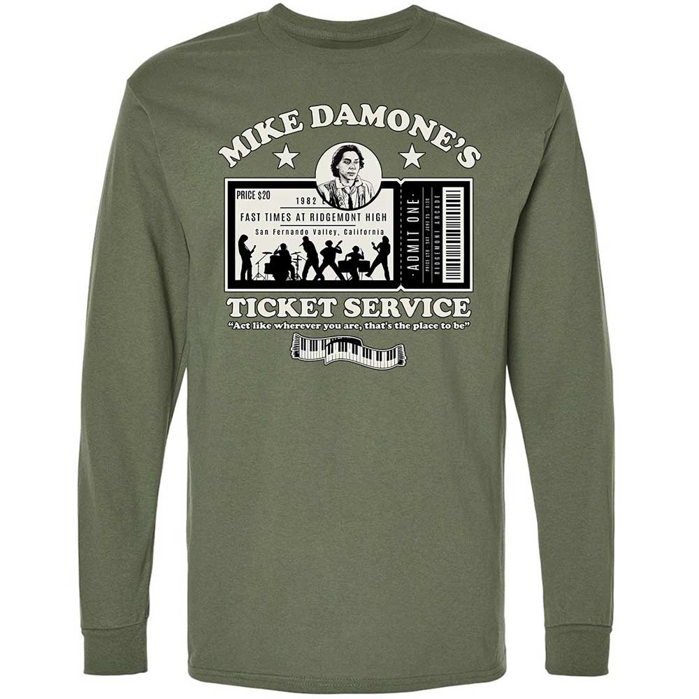 Damone's Ticket Service - Military Green - 9