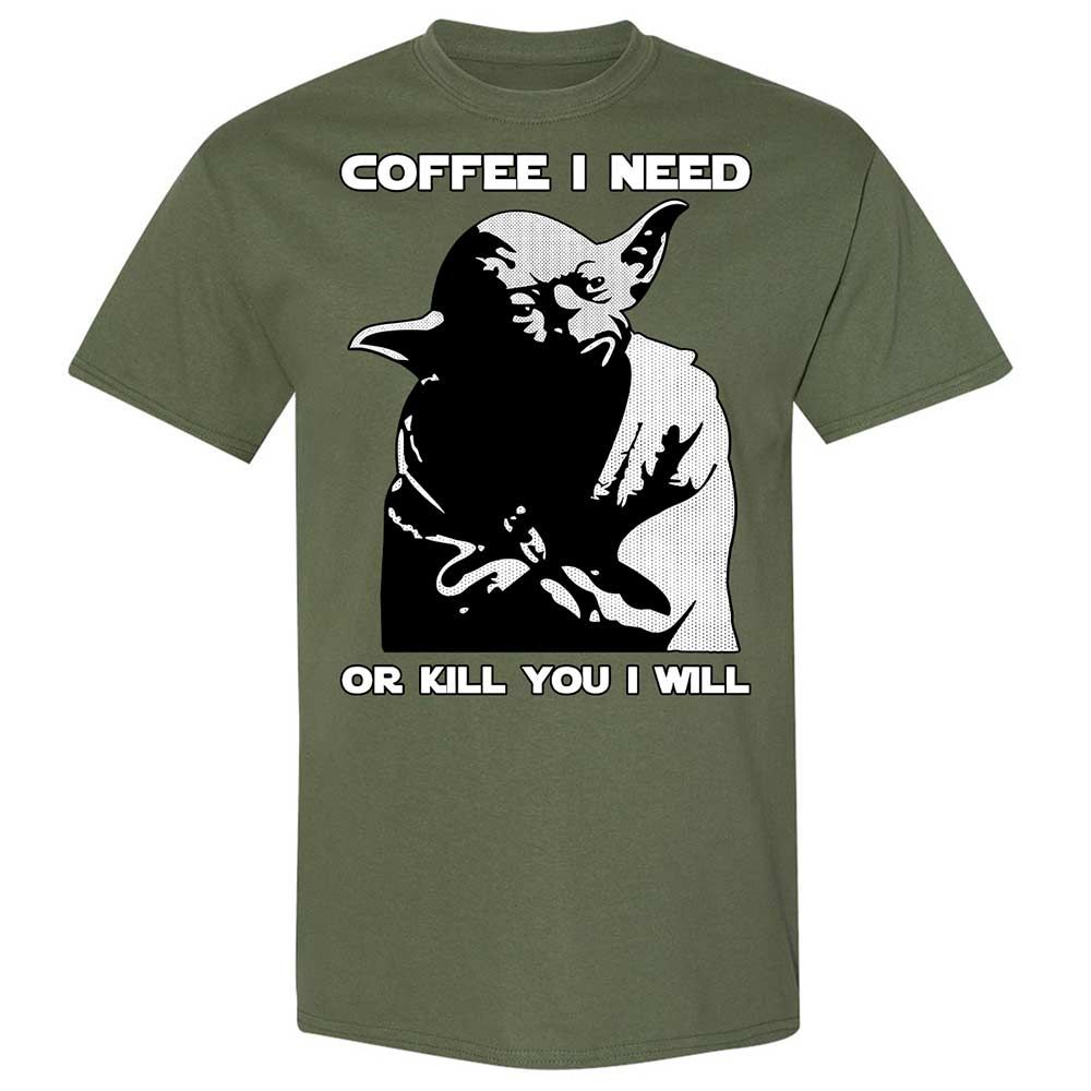 Coffee I Need - Military Green - 9