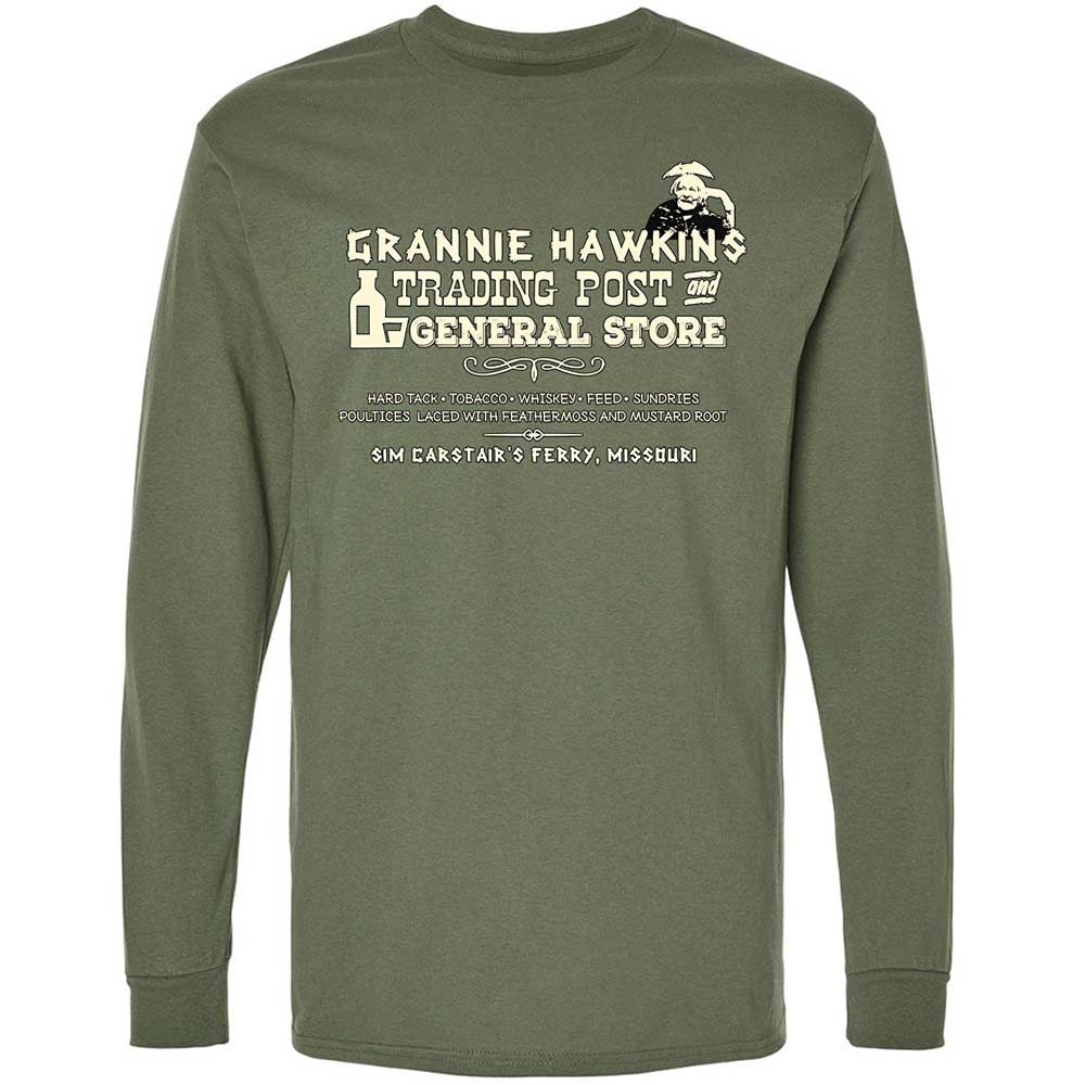 Long Sleeve T-Shirt - BEE2HQ6E - Military Green - 9