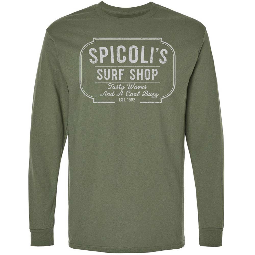Long Sleeve T-Shirt - WRKZB5J9 - Military Green - 9