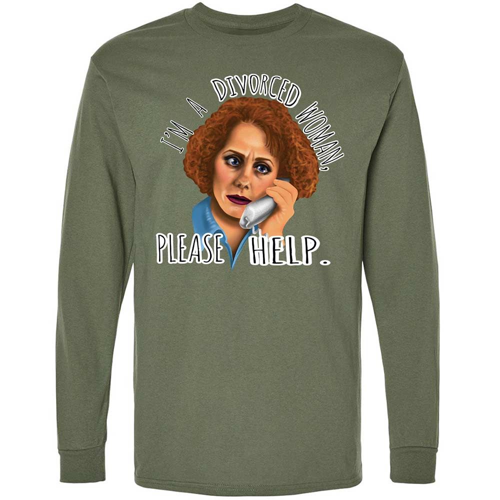Long Sleeve T-Shirt - EYUHDL6H - Military Green - 9