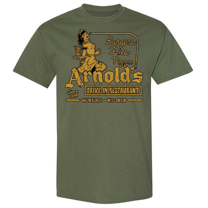 Classic Unisex T-Shirt - 4AASSVNB - Military Green - 9
