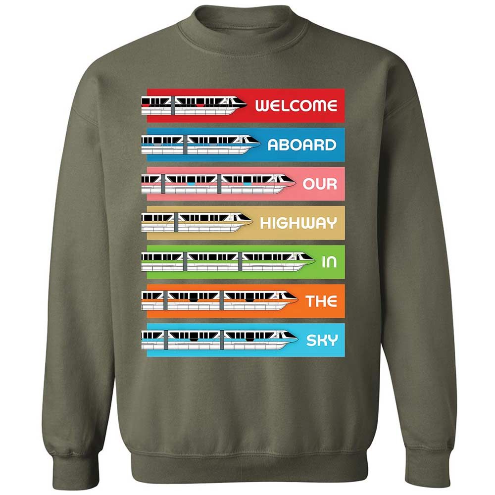 Classic Unisex Sweatshirt - Black - Military Green - 9