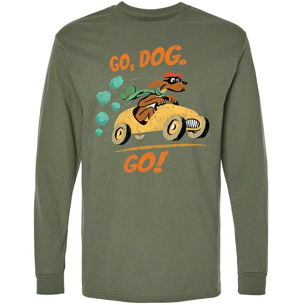 Long Sleeve T-Shirt - Y7CJBYHL - Military Green - 9