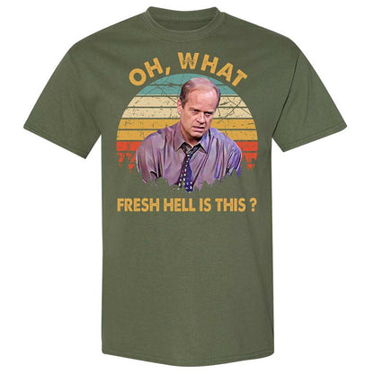 Oh What Fresh Hell Is This - Military Green - 9