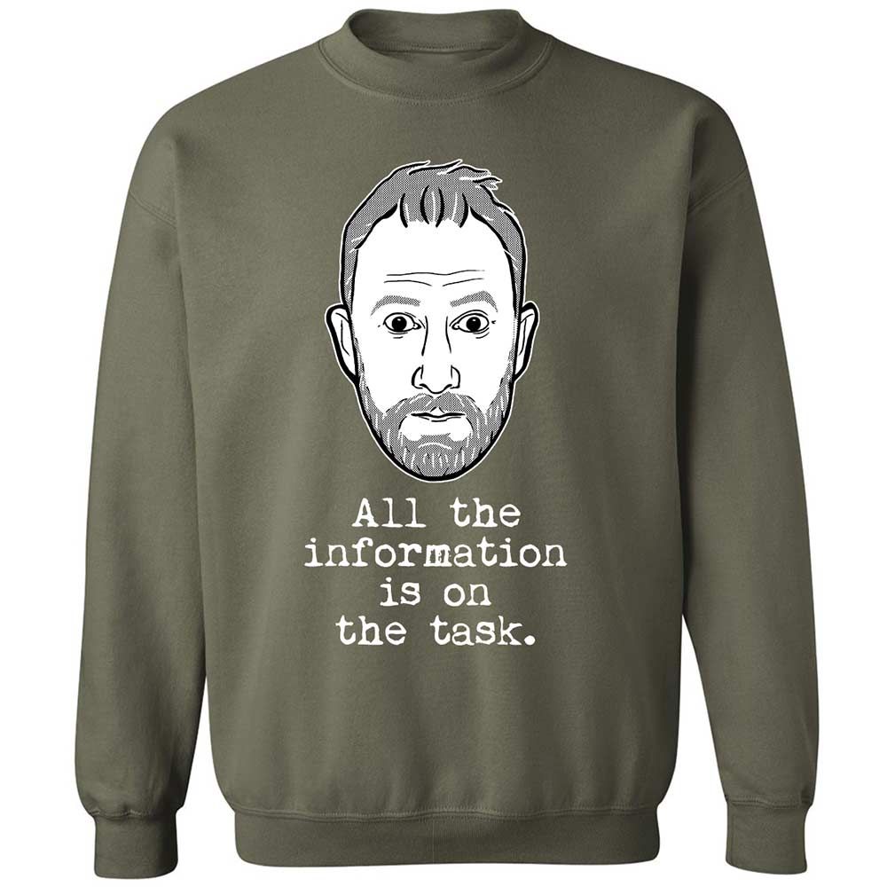 All the information is on the task - Military Green - 9