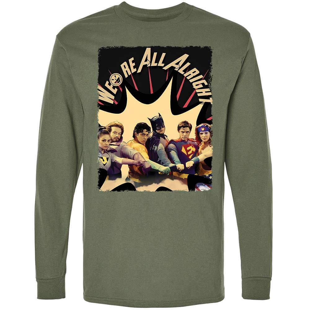 Long Sleeve T-Shirt - 7TNC3979 - Military Green - 9