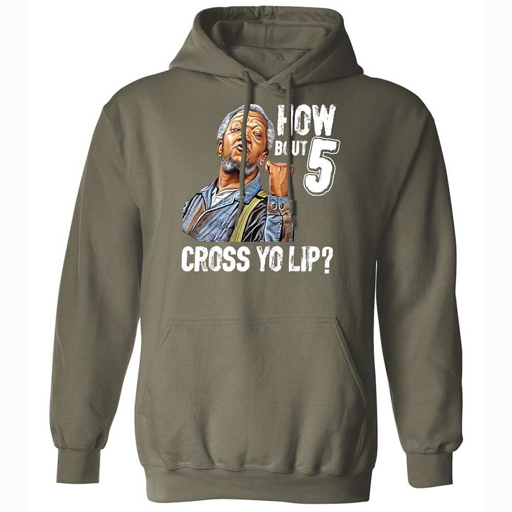 How bout 5 cross yo lip - Military Green - 9