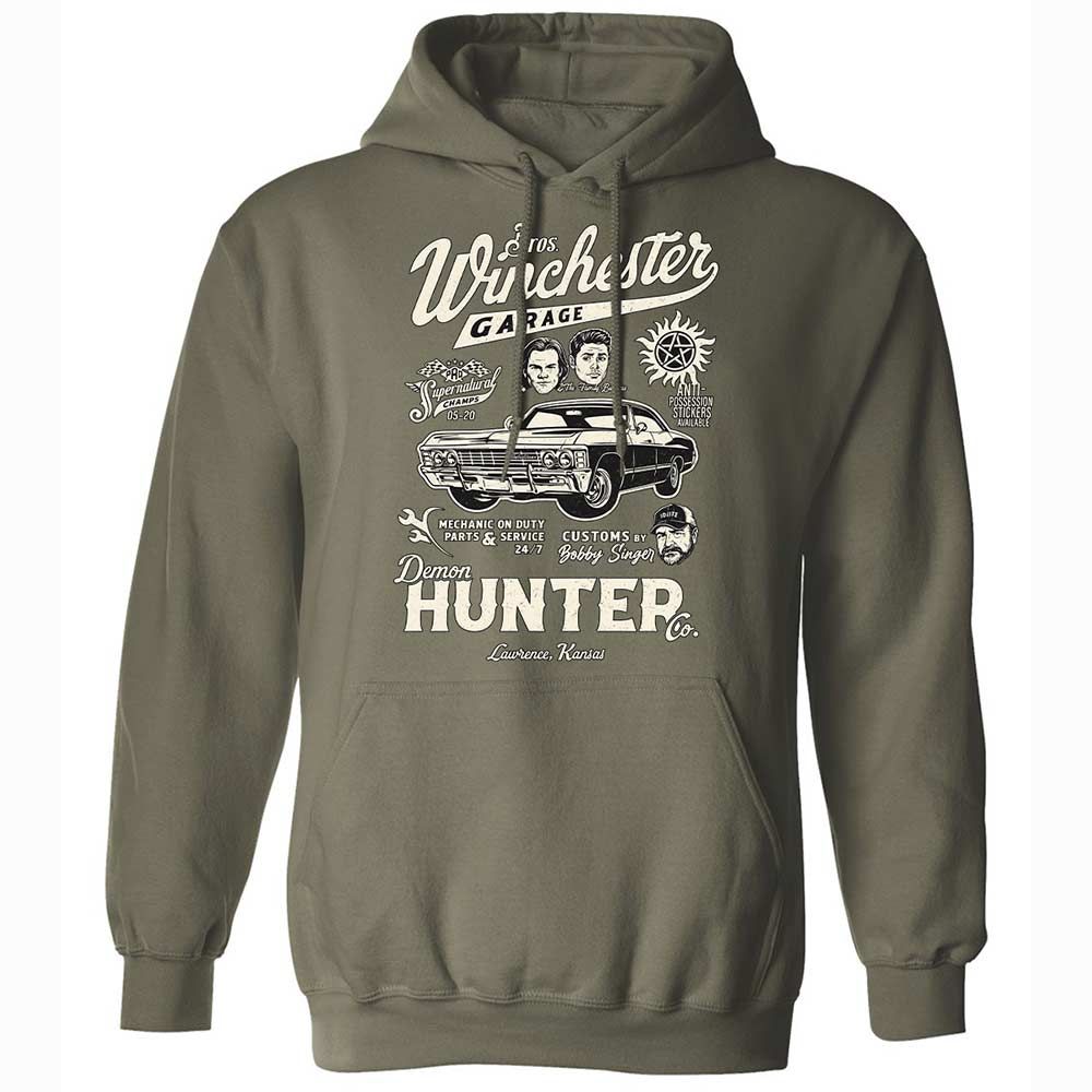 Classic Unisex Hoodie - NXYTW9A8 - Military Green - 9