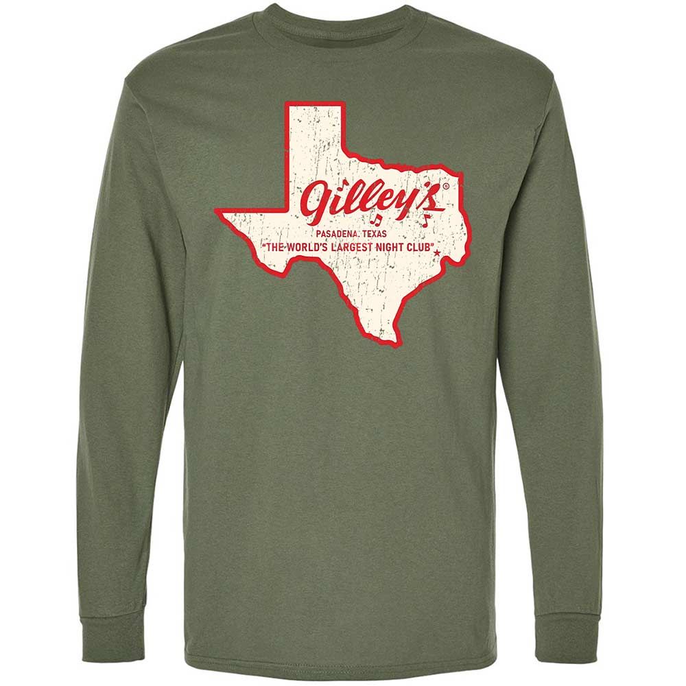 Long Sleeve T-Shirt - X29LYKCJ - Military Green - 9