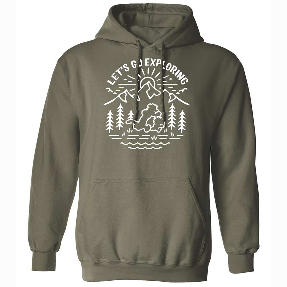Classic Unisex Hoodie - EFQ7QKBG - Military Green - 9