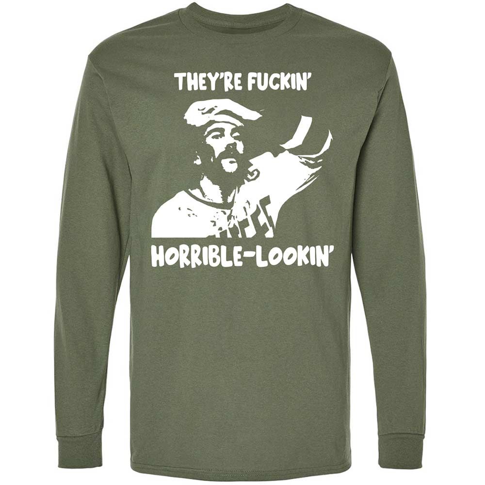 Long Sleeve T-Shirt - 97FLRZTA - Military Green - 9