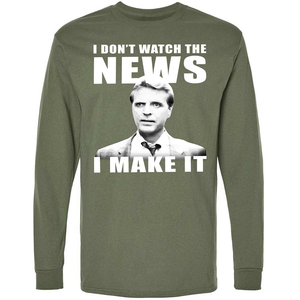 Long Sleeve T-Shirt - 81D5FA6X - Military Green - 9