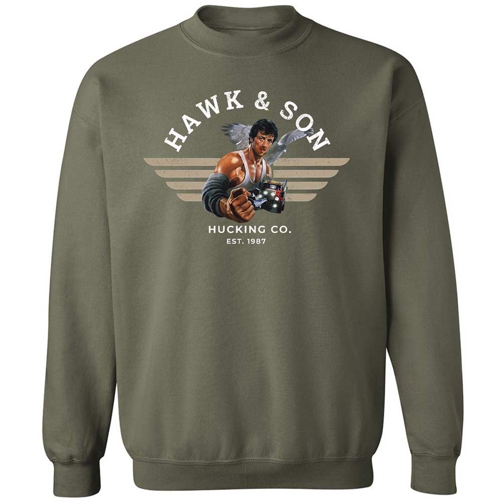 Classic Unisex Sweatshirt - 21AGY1HR - Military Green - 9